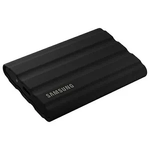 【エントリーで最大全額ポイント還元｜5/6まで】 Samsung｜サムスン MU-PE1T0S-IT 外付けSSD USB-C＋USB-A接続 Portable SSD T7 Shield(Android/Mac/Win) ブラック [1TB /ポータブル型]