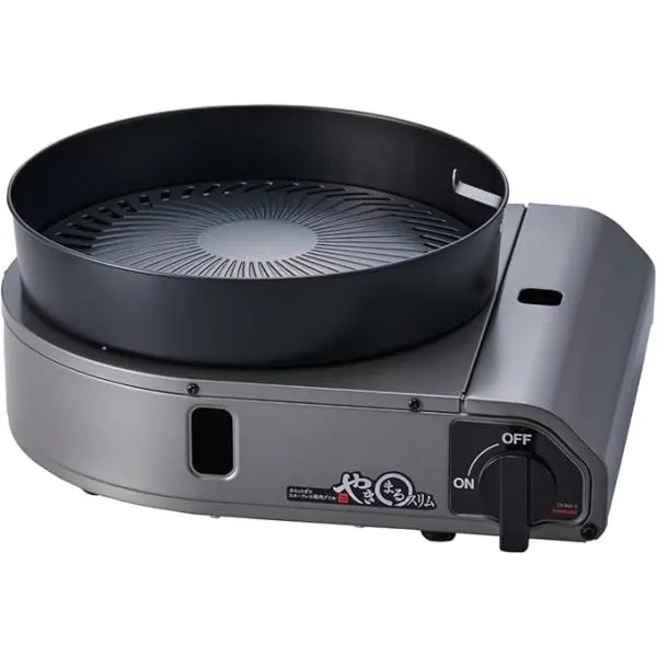 イワタニ Iwatani 岩谷 カセットガス カセットコンロ スモークレス焼肉グリル やきまるスリム やきまる イワタニホームメイドシリーズ CB-SLG-3