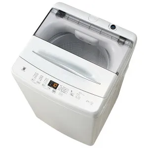 （標準設置料込_Aエリアのみ）ハイアール 6.0kg 全自動洗濯機 ホワイト JW-U61C-W Haier [JWU61CW]