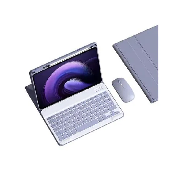 GYSDCAZ Keyboard Case for Redmi Pad Pro12.1 Inch, Detachable Wireless Bluetooth Keyboard with Built-in Pencil Holder,Purple_並行輸入