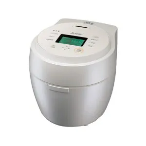 三菱 NJ-BW10H-W 本炭釜 紬 炊飯器 0.09?1.0L(0.5合?5.5合) 三菱 IHジャー炊飯器 白真珠 炊飯器 ライスクッカー