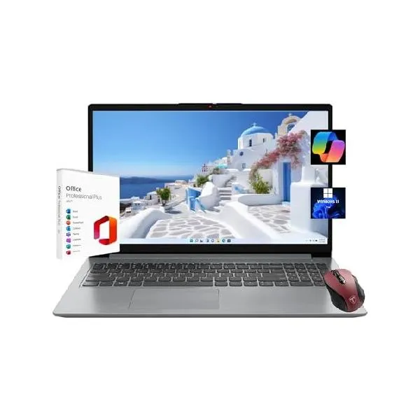 Lenovo Ideapad 1i 15.6" FHD Touchscreen Laptop, with Free Lifetime Microsoft Office 2021, Intel Core i3-1215U, 24GB RAM, 2TB SSD, Intel UHD G_並行輸入