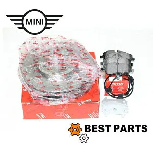 新品 BMW MINI フロントブレーキ3点セット R55 56 57 58 59 MINTEX TRW 34116772892/34356789329/34116858651 CooperS以外対応