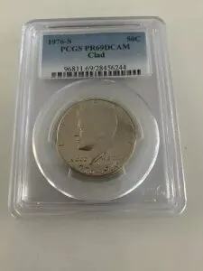 1776-1976年 S ケネディ プルーフ銀貨 PCGS PR 69 DCAM/CLAD