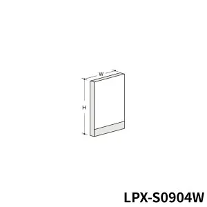 【法人限定】生興 / セイコー LPX-S1307W スチールパーティション サイズ（W）700サイズ（D）50サイズ（H）1300 スチールタイプ ホワイト 57024