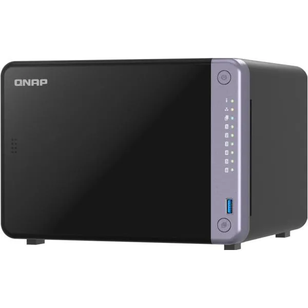 QNAP｜キューナップ 10GbE クアッドコア 2.0GHz プロセッサ 6ベイタワー型NAS TS-632X-4G 返品種別B