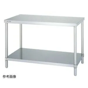 静音ステンレス作業台 幅1500×奥行600×高さ800mm WB-15060SI (1個) 取り寄せ商品