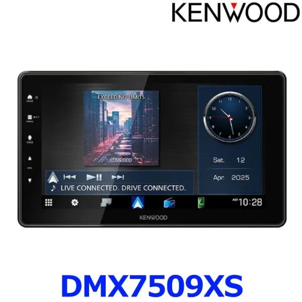 KENWOOD ケンウッド DMX7509XS 9V型 フローティングモデル ディスプレイオーディオ 大画面HDパネル 3D角度調整機能 ステアリングリモコン対応