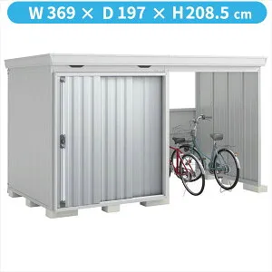 【自転車置場 駐輪】イナバ物置 FW／フォルタ ウィズ FW-1818+18KS PS スタンダード 右側開放スペース 多雪型『物置 屋外 大型 diy』【関東・東海地方限定配送】【追加金額で取付工事可能】 PS