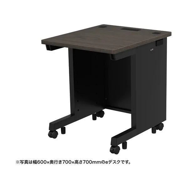 サンワサプライ eデスク（濃い木目）W600×D600×H720 ED-SK6060M72 1台