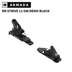 ARMADA アルマダ スキー ビンディング NR STRIVE 11 GW DEMO BLACK（解放値 3.5-11.0）26-27モデル【単品販売不可】