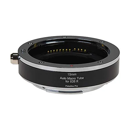 Fotodiox Pro Automatic Macro Extension Tube, 15mm Section - for Canon RF (EF-R) Mount MILC Cameras for Extreme Close-up Photogra