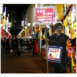 トレード｜TRADE sign city おかボタル A1 角型 両面 11000mAh 【メーカー直送・代金引換不可・時間指定・返品不可】