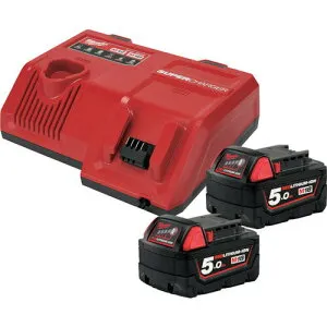 ミルウォーキー 充電器 M12-18 NRG-502SC JP バッテリー2個セット 電圧12V