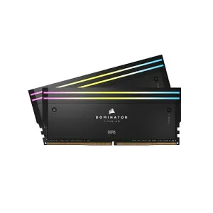 CORSAIR DDR5-6000MHz デスクトップPC用メモリ DOMINATOR TITANIUM DDR5シリーズ (PC5-48000) Intel XMPメモリキット 64GB ブラック 32GB 2枚 CL30 CMP64GX5M2B