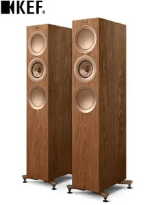 【送料無料】KEF R7 META(1ペア)walnut ウォルナットHiFi スピーカーRシリーズミドルサイズ 3ウェイ・フロアスタンド型スピーカーフロアスタンドスピーカー