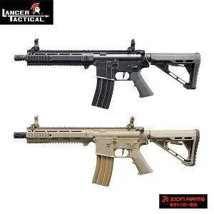 【お買い物マラソン ～4/27 9:59まで】【楽天1位!2冠!】【3ヶ月保証】 ランサータクティカル LANCER TACTICAL Gen 4 L119A2 AEG w/ Nebula II 電動ガン本体 18歳以上 海外製 エアガン 電子トリガーT型 エムロ