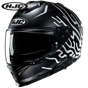 HJC ヘルメット HJH266 i71 セロス カラー:BLACK/WHITE(MC5SF) サイズ:XL