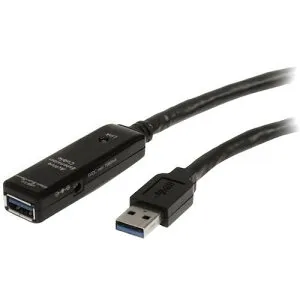 StarTech USBケーブル/A-A/10m/USB 3.0/アクティブ延長/オス メス/BK USB3AAEXT10M オフィス 住設用品 OA用品 ケーブル(代引不可)【送料無料】