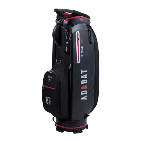 送料無料 2025年モデル ADABAT アダバット メンズ キャディバッグ ABC436 BK ブラック