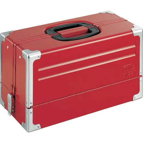 ＴＯＮＥ ツールケース（メタル） Ｖ形３段式 ４３３Ｘ２２０Ｘ２４０ｍｍ BX331 工具箱（スチール製）