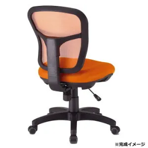 藤沢工業(TOKIO) FRENZオフィスチェア CF-2M オレンジ【メーカー直送：代金引換不可：同梱不可】【北海道・沖縄・離島は配達不可】