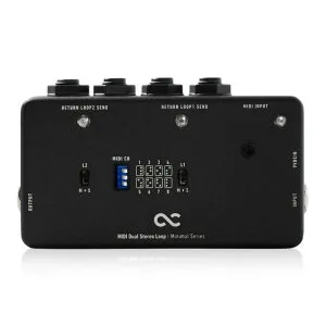 One Control Minimal Series MIDI Dual Stereo Loop / 2ループスイッチャー MIDI制御 ステレオループ ワンコントロール