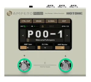 【送料込】HOTONE AMPERO MINI コンパクト ストンプボックス / マルチ・エフェクター【ポイント5倍】
