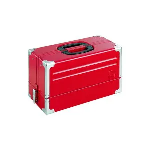 TONE ツールケース(メタル) V形3段式 433X220X240mm BX331