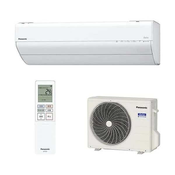 【標準工事費込】【長期保証付】パナソニック(Panasonic) エアコン 8畳用 2.5kW パナソニック Eolia エオリア CS-256DVXY ホワイト 電源100V