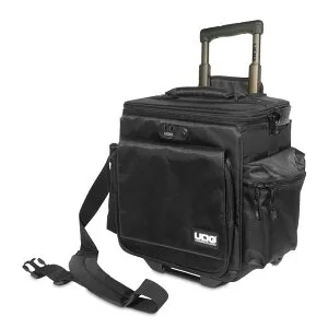 【マラソン期間中 エントリーでさらにP5倍】UDG Ultimate SlingBag Trolley DeLuxe Black MK2 LPレコード収納バッグ キャリーバッグ キャリングケース U9981BL