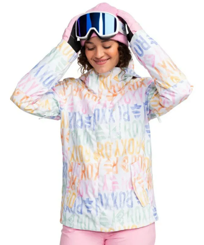 獲得ポイント145pt 【送料無料】ロキシー(ROXY) スノーボードウェア ジャケット JETTY NP JK 10K REGULAR FIT ERJTJ03453 レディース WBB6 L