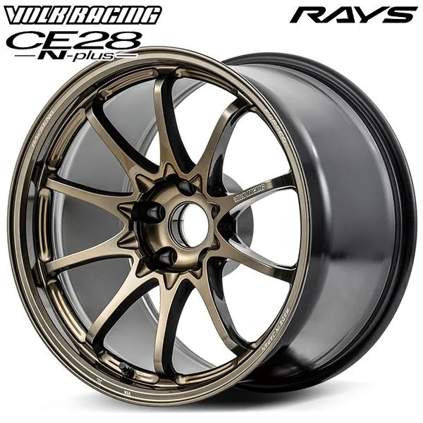 RAYS レイズ ボルクレーシング CE28 N-plus 18インチ 7.5J 5H114.3 +48 SZ(シャイニングブロンズメタル) アルミホイール単品 1本 4本以上送料無料