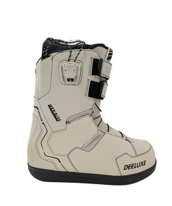 獲得ポイント400pt 【送料無料】ディーラックス(DEELUXE) スノーボードブーツ ひもタイプ チームプロ TEAM PRO S3 メンズ LIGHT GREY 26．5
