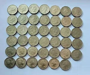 オーストラリアの 1 ドル コイン.1984-2024 & ドナティーノ コイン 2020 & 2021