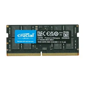16gb ddr5 5600 ノート メモリ crucial PC5 44800 sodimm 増設メモリ CT16G56C46S5