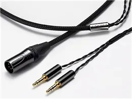 Clear force 3.5φ Slim body double 4pin XLR バランス(4pin)⇔ミニプラグx2 [1.5m]