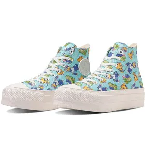 コンバース スニーカー レディース 31310750 オールスター（R） リフテッド ワタル トミナガ ハイ コラボモデル メンズ カジュアルシューズ ハイカット スカイブルー 靴 evid m-sg