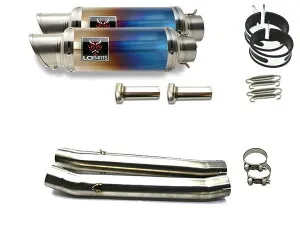 スズキ GSX1400 2001-2004 LCIPARTS ショートチタンスリップオンマフラー