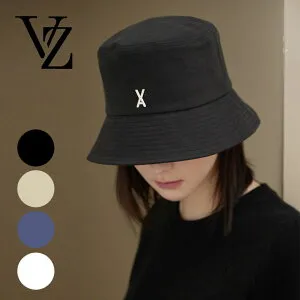 バザール バケットハット VARZAR 正規販売店 VA Stud Basic Bucket Hat スタッド ベーシック バケットハット BLACK ブラック BEIGE ベージュ NAVY ネイビー WHITE ホワイト varzar1278/79/80/81 ACC