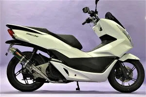 Realspeed PCX125esp PCX150esp バイクマフラー EBJ-JF56 EBJ-JF28後期モデル JBK-KF12 JBK-KF18 ブレイド ステンレス ブラックカラー マフラー フルエキゾースト カスタム パーツ リアルスピード ホンダ