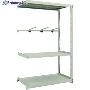 TRUSCO スチールラック M2型軽中量棚 1160X600XH1800 3段 アーム1段 連結 M2-6463-A1B 1台 ◇▼149-7783