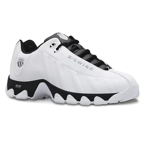 K-Swiss Men's ST329 CMF Sneaker, White/Black, 7.5 XW