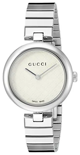 Gucci Swiss QuartzステンレススチールDress silver-toned Women 's Watch ( Model : ya141402 )