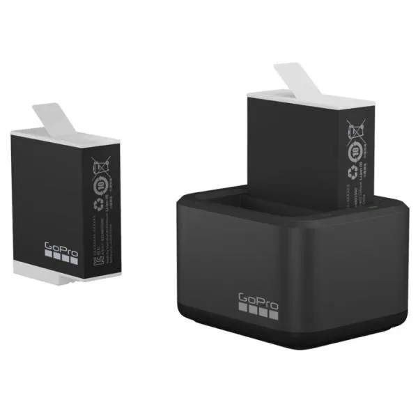 [ GoPro ] ゴープロ デュアルバッテリーチャージャー + エンデューロバッテリー 2個 ( HERO9 / 10 / 11) ADDBD-211-JV 日本正規品 Enduro