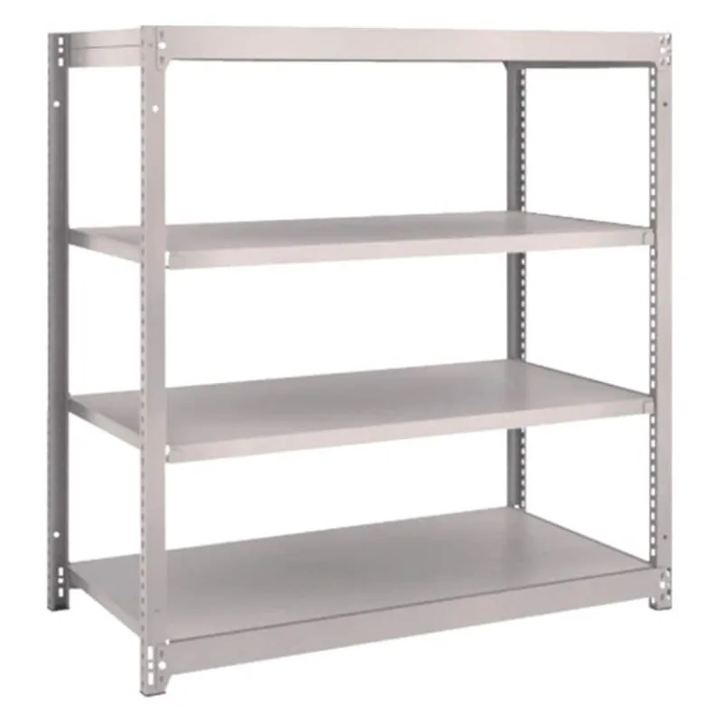 【本体】TRUSCO M1.5型軽中量棚 幅1160×奥行595×高さ1200mm 4段単体 ネオグレー 506-8827