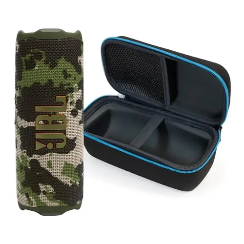 JBL Flip 7 (Squad) + divvi付きバンドル!保護ハードシェルケース(ブラック)