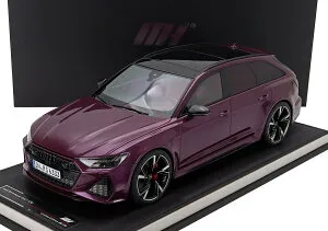 ミニカー 1/12 アウディ A6 RS6 MOTORHELIX 1/12 AUDI A6 RS6 AVANT (C8) SW STATION WAGON 2021 MERLIN PURPLE MH1202MP