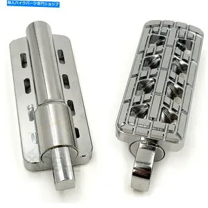 クロームパーツ ハーレーナイトVロッドVロッドVRSCのためのオートバイの支配者カットの足のペグ Motorcycle Dominator Cut Foot Peg For Harley Night V Rod V-ROD VRSC【並行輸入品】