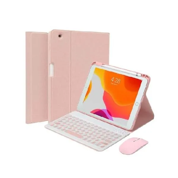 QYiiD Keyboard Case for iPad Pro 12.9-inch 2017/2015 (Old Model, 2nd ＆ 1st Generation), 7 Color Backlit Detachable Bluetooth Color Keyboard _並行輸入